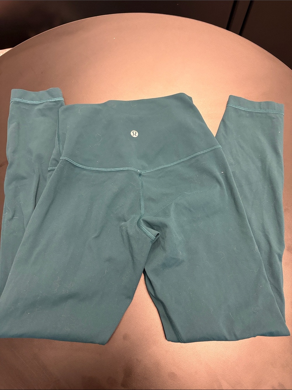 lululemon athletica Girls’ Teal-Green High-Rise Leggings